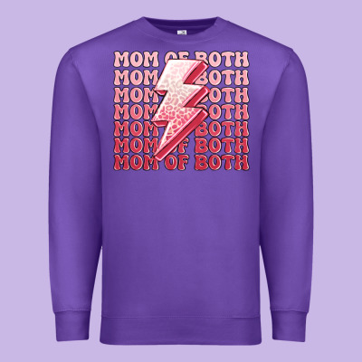 Mom Of Both Girls Premium Sweatshirt Designed By Maliassmallbusiness