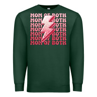 Sports Green mom of both girls Premium Sweatshirt - MaliasSmallBusiness