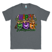 Charcoal Heather happy halloween jar Classic Tee - RacoonDesign