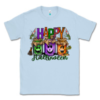 Dusty Blue happy halloween jar Classic Tee - RacoonDesign