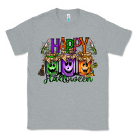 Heather Grey happy halloween jar Classic Tee - RacoonDesign