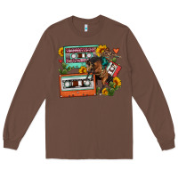 Chestnut rodeo sunflower cactus cassette Long Sleeve Tee - FaDigitalArtStudio