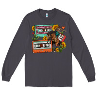 Smoke rodeo sunflower cactus cassette Long Sleeve Tee - FaDigitalArtStudio