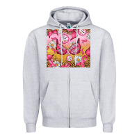Heather Grey Hour Breast Cancer Bra Zipper Hoodie - Artiststas