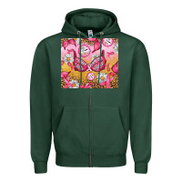 Sports Green Hour Breast Cancer Bra Zipper Hoodie - Artiststas