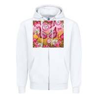 White Hour Breast Cancer Bra Zipper Hoodie - Artiststas