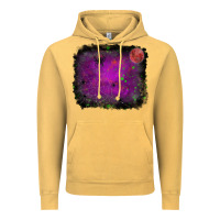 Vintage Mustard Halloween background Vintage Hoodie - RanaPortraitStore