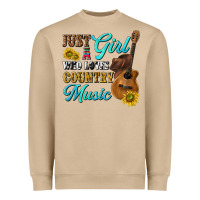 Mushroom just a girl who loves country music Heavyweight Sweatshirt - texasbilliewilder