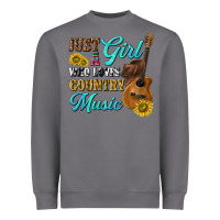 Storm just a girl who loves country music Heavyweight Sweatshirt - texasbilliewilder