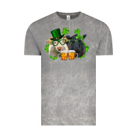 Cloud Rock st. patrick's day charolais and black angus cows Vintage Tee - RanaPortraitStore
