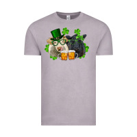 Vintage Zinc st. patrick's day charolais and black angus cows Vintage Tee - RanaPortraitStore