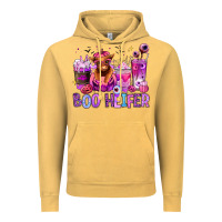 Vintage Mustard Halloween boo Heifer coffee cups Vintage Hoodie - RanaPortraitStore