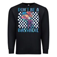 Black dont be a basshole Premium Sweatshirt - MaliasSmallBusiness