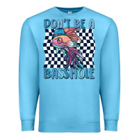 Ocean Blue dont be a basshole Premium Sweatshirt - MaliasSmallBusiness