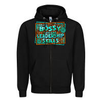 Black i am not bossy i just have leadership skills Zipper Hoodie - AdoDesignShop