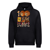 Black 100 of days slam dunks Urban Hoodie - SublimationCraftShop