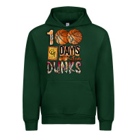 Forest Green 100 of days slam dunks Urban Hoodie - SublimationCraftShop