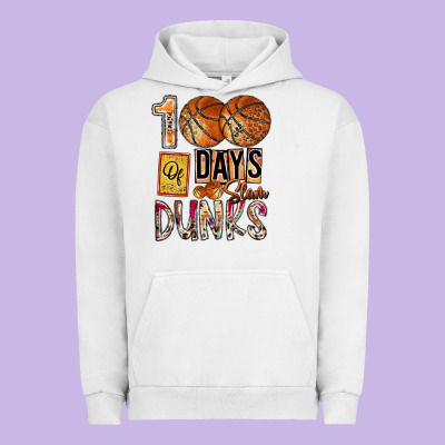 100 Of Days Slam Dunks Urban Hoodie Designed By Sublimationcraftshop