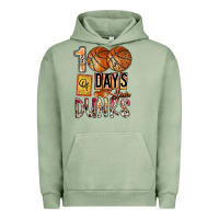 Pigment Oil Green 100 of days slam dunks Urban Hoodie - SublimationCraftShop