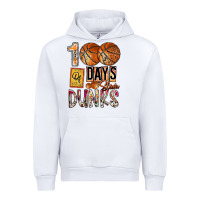 White 100 of days slam dunks Urban Hoodie - SublimationCraftShop
