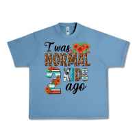 Pebble Blue i was normal two kids ago Urban Heavy Tee - texasbilliewilder