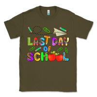 Army Green last day of school Classic Tee - HRA Design Shop
