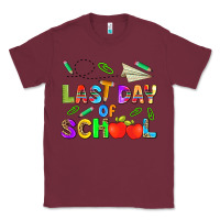 Burgundy last day of school Classic Tee - HRA Design Shop