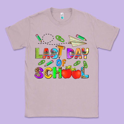 Last Day Of School Classic Tee Designed By Hra Design Shop