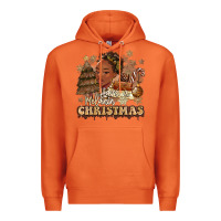 Carrot have a melanin christmas  black woman Premium Hoodie - MaliasSmallBusiness