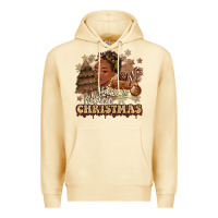 Pina Colada have a melanin christmas  black woman Premium Hoodie - MaliasSmallBusiness