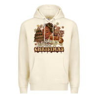 Sandshell have a melanin christmas  black woman Premium Hoodie - MaliasSmallBusiness