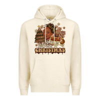 Tofu have a melanin christmas  black woman Premium Hoodie - MaliasSmallBusiness