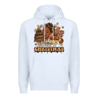 White have a melanin christmas  black woman Premium Hoodie - MaliasSmallBusiness