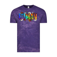 Cloud Purple human Vintage Tee - Zillion Design Studio