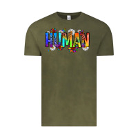 Vintage Olive human Vintage Tee - Zillion Design Studio