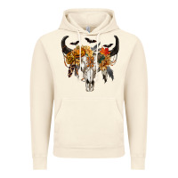 Vintage Artic Halloween Bull Skull Vintage Hoodie - RanaPortraitStore