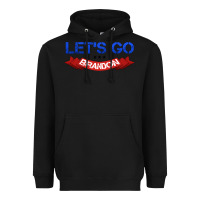 Black Let's Go Brandon Heavyweight Hoodie - Jasminsmagicworld