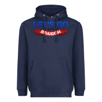 Navy Let's Go Brandon Heavyweight Hoodie - Jasminsmagicworld