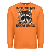 Carrot sweet but will throw hands Premium Sweatshirt - MaliasSmallBusiness