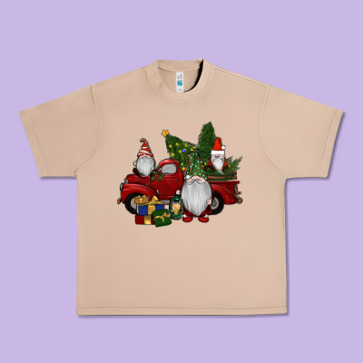 Christmas Gnomes With Truck Urban Heavy Tee Designed By Ranaportraitstore
