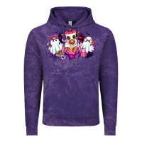 Cloud Purple Halloween ghost Heifer Vintage Hoodie - RanaPortraitStore