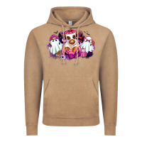 Vintage Coffee Halloween ghost Heifer Vintage Hoodie - RanaPortraitStore