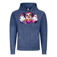 Vintage Denim Halloween ghost Heifer Vintage Hoodie - RanaPortraitStore
