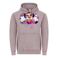Vintage Zinc Halloween ghost Heifer Vintage Hoodie - RanaPortraitStore