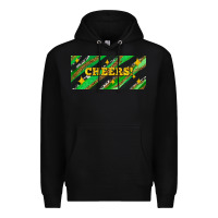 Black leopar and cowhide with cheers Premium Hoodie - AdoDesignShop