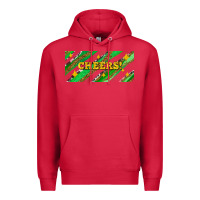 Cardinal leopar and cowhide with cheers Premium Hoodie - AdoDesignShop