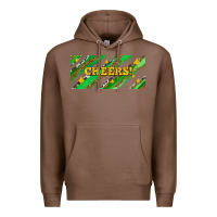 Chestnut leopar and cowhide with cheers Premium Hoodie - AdoDesignShop