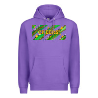 Purple leopar and cowhide with cheers Premium Hoodie - AdoDesignShop