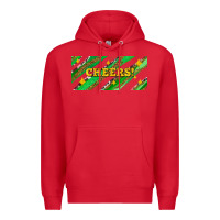 Red leopar and cowhide with cheers Premium Hoodie - AdoDesignShop