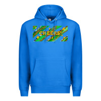 True Royal leopar and cowhide with cheers Premium Hoodie - AdoDesignShop